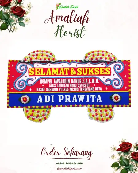 Papan Bunga Ucapan Selamat Campaga