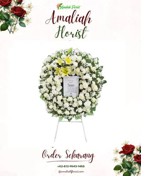 Krans Bunga Duka Campaga